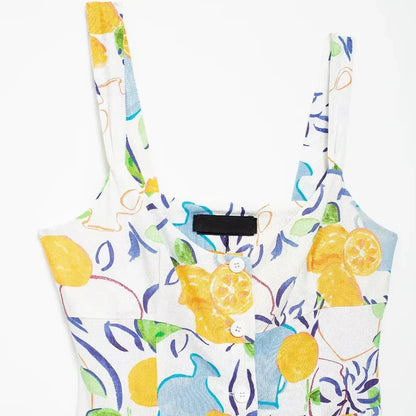 Dames Slipjurk Met Mooi Opulent Print