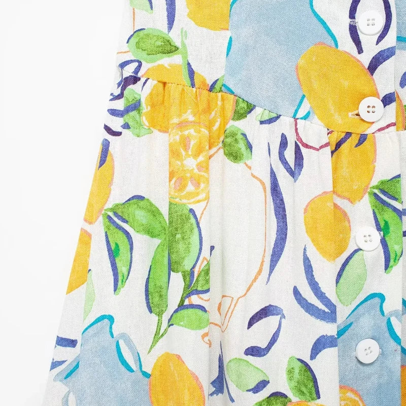 Dames Slipjurk Met Mooi Opulent Print