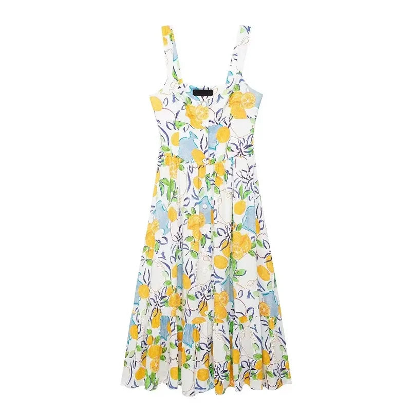 Dames Slipjurk Met Mooi Opulent Print - StudioMarella