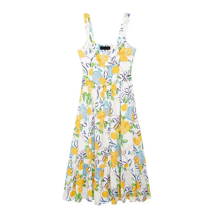 Dames Slipjurk Met Mooi Opulent Print