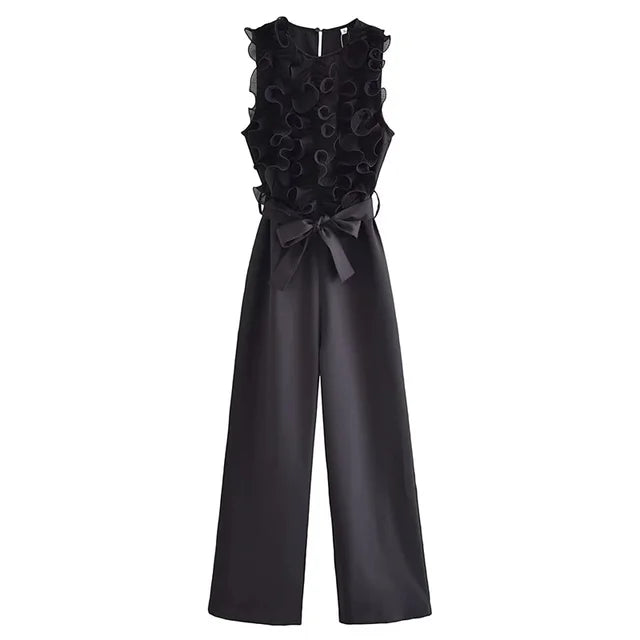 Dames Jumpsuit Zomer Ruche Elegant Jurk - StudioMarella