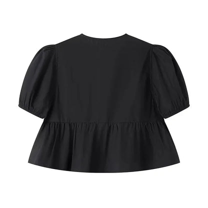 Witte Crop Top Vrouwelijk Zomer Jurkje