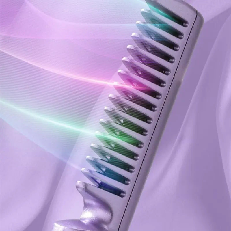 Draadloze Stijltang Borstel – Compact Styling Tool met Keramische Coating & 3 Temperatuurstanden