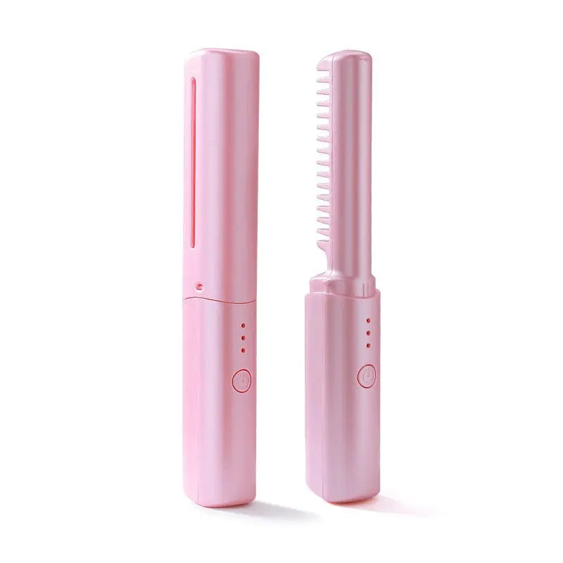 Draadloze Stijltang Borstel – Compact Styling Tool met Keramische Coating & 3 Temperatuurstanden