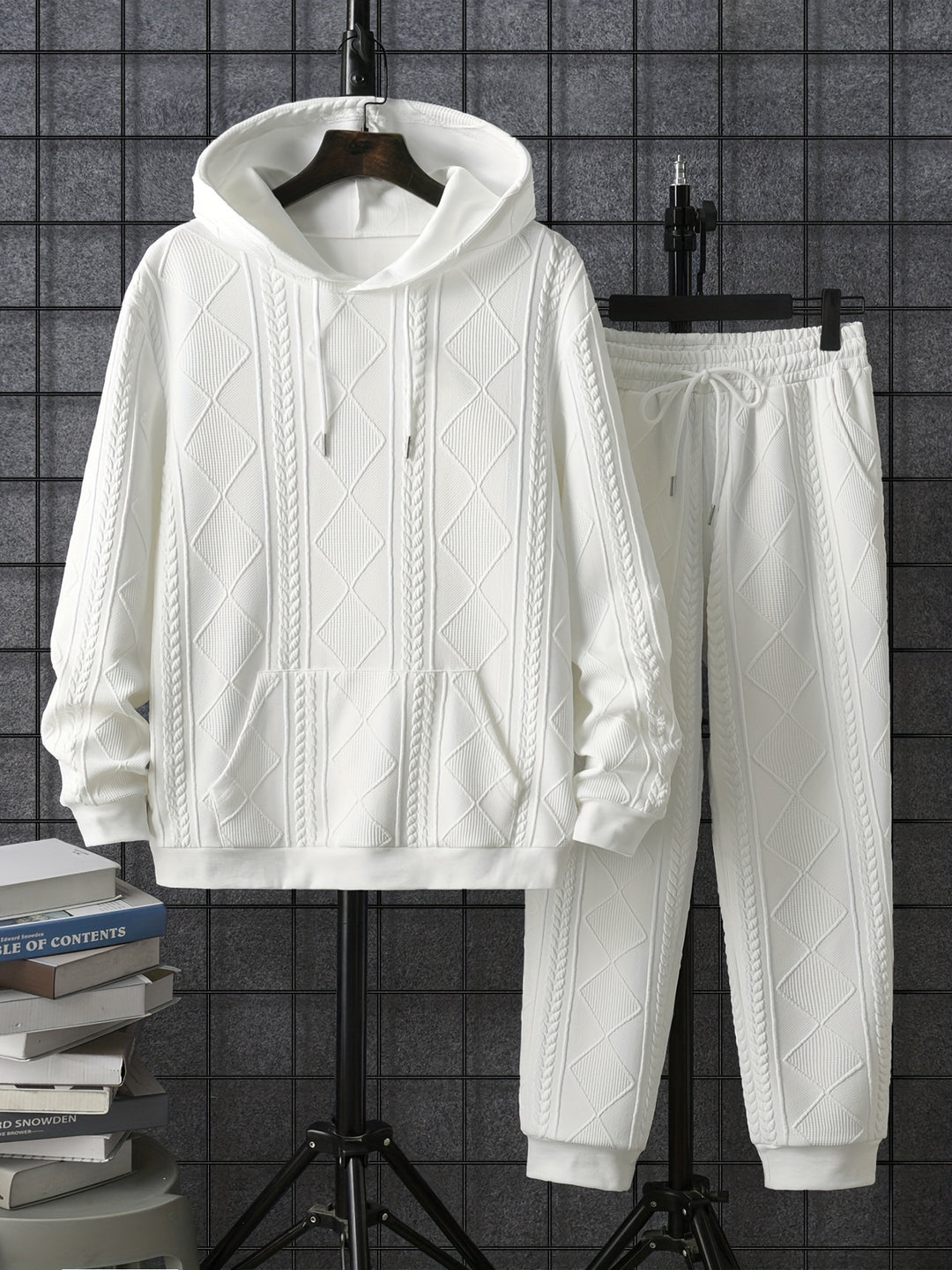 Herentrainingspak Warm met Capuchon Comfortabele Joggingbroek - StudioMarella