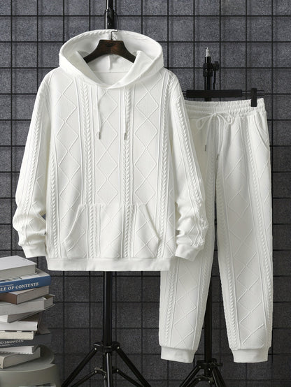 Herentrainingspak Warm met Capuchon Comfortabele Joggingbroek - StudioMarella