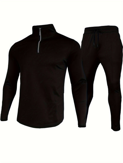 Heren Trainingsbroek Sportief Comfortabel Rits - StudioMarella