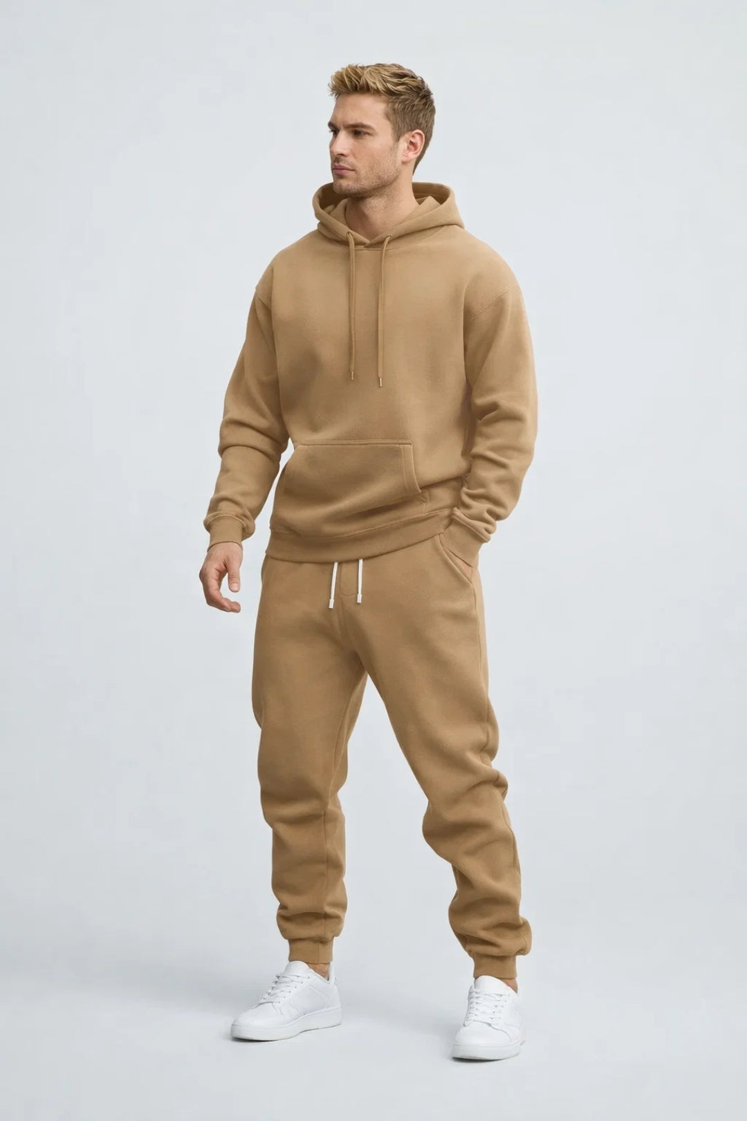 Heren Trainingspak Met Capuchon Comfortabel en Warm - StudioMarella