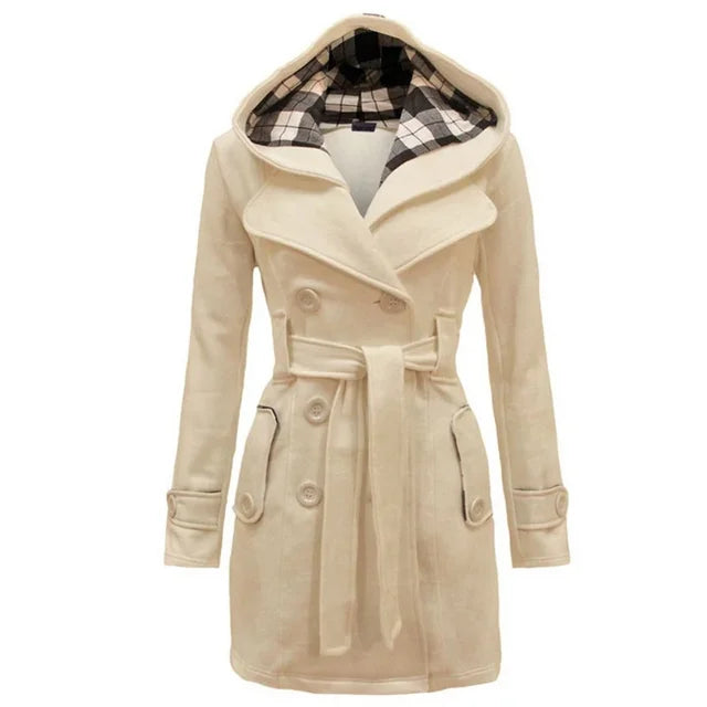 Dames Trenchcoat Waterdicht Warm en Stijlvol - StudioMarella