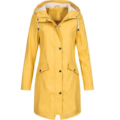 Dames Regenjas Waterdicht Trenchcoat Winddicht