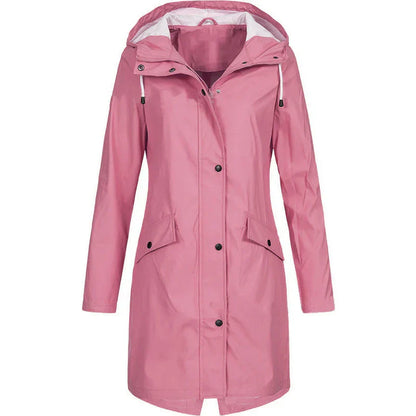 Dames Regenjas Waterdicht Trenchcoat Winddicht