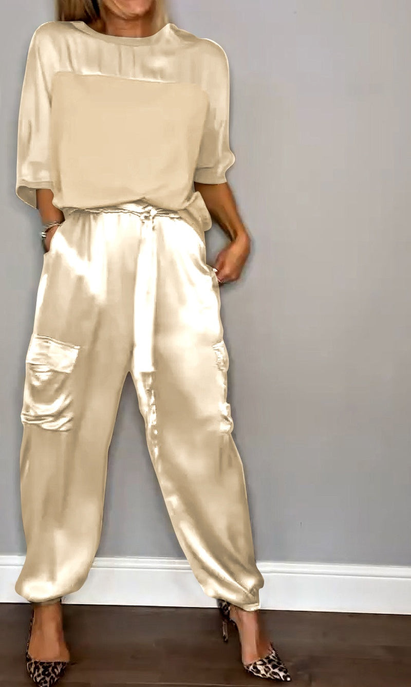 Elegante Raso Set voor Dames - StudioMarella