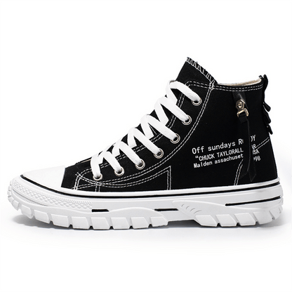 Hoge Design Sportschoenen voor Mannen Elegant Zwart