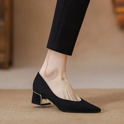 Platte Zomerschoenen voor Vrouw Elegant Leer