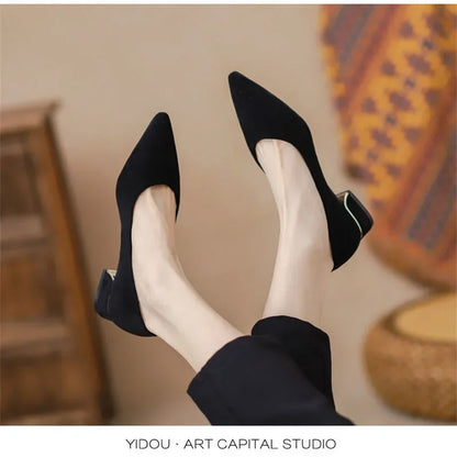 Platte Zomerschoenen voor Vrouw Elegant Leer