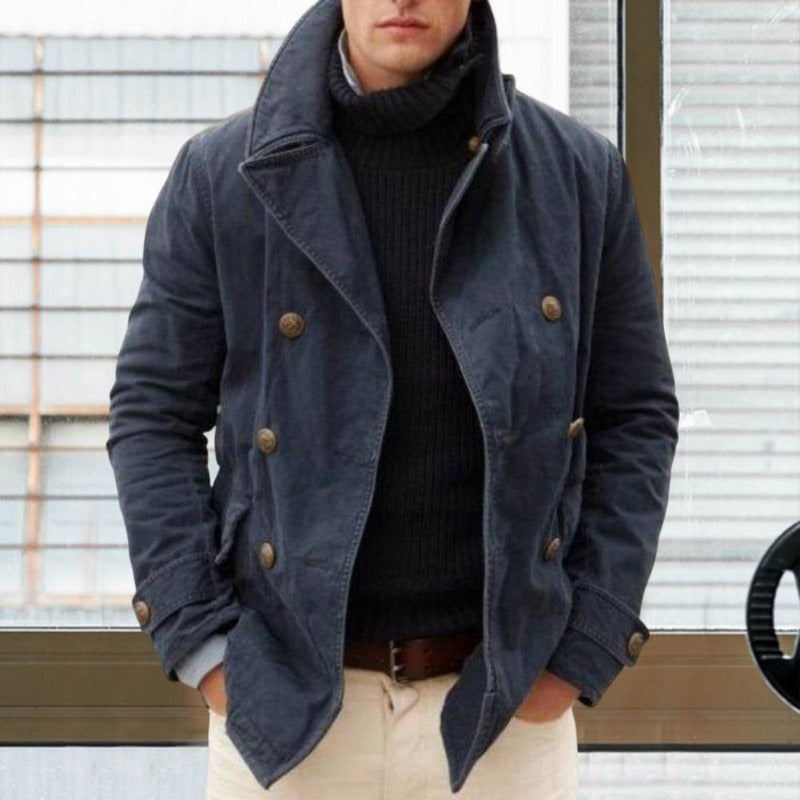 Heren Blazer Dubbele Knopen Slim Fit Jasje