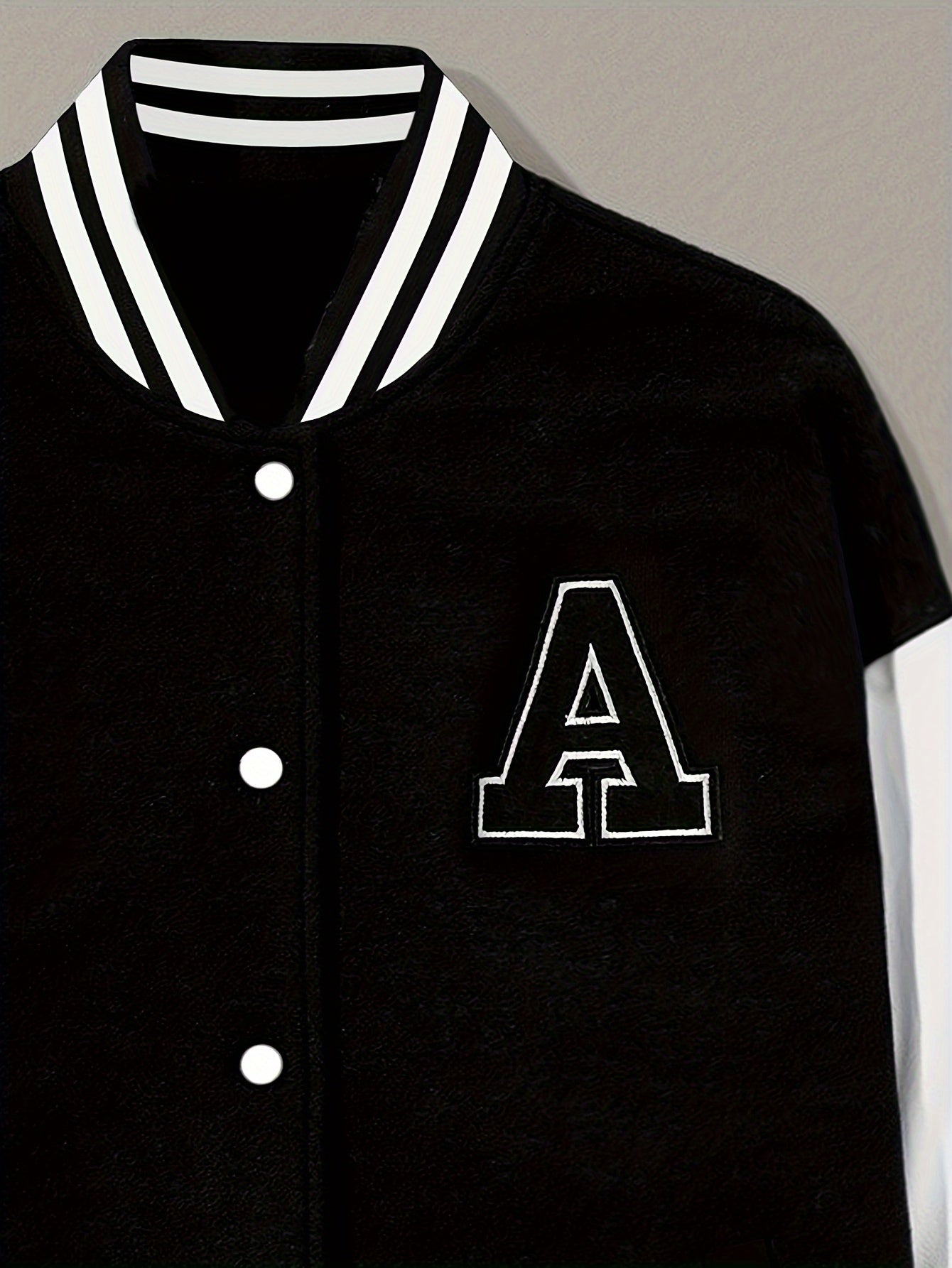 Dames Varsity Jas Sportief Klassieke Stijl