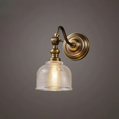 Tristan Wandlamp Messing & Glas – Klassiek Design met Warm Licht voor Keuken Eetkamer Woonkamer
