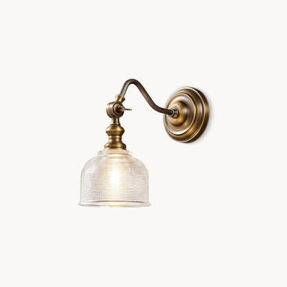Tristan Wandlamp Messing & Glas – Klassiek Design met Warm Licht voor Keuken Eetkamer Woonkamer