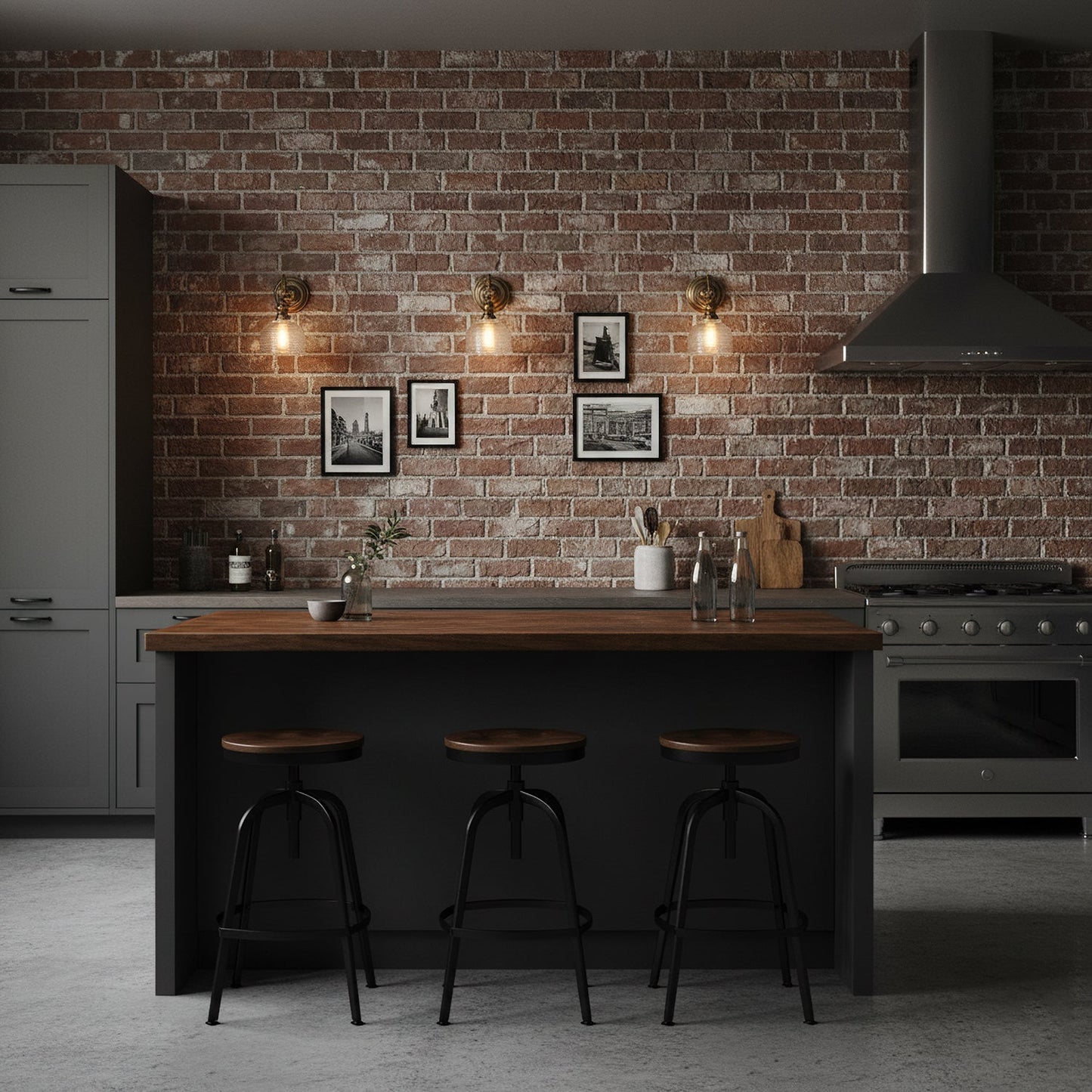 Tristan Wandlamp Messing & Glas – Klassiek Design met Warm Licht voor Keuken Eetkamer Woonkamer