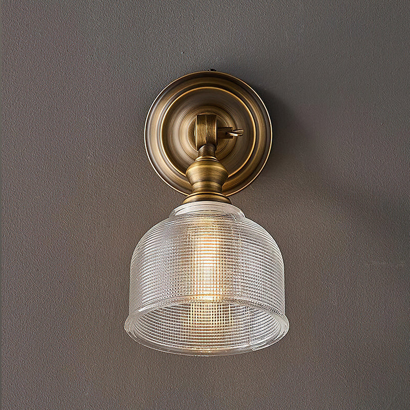 Tristan Wandlamp Messing & Glas – Klassiek Design met Warm Licht voor Keuken Eetkamer Woonkamer