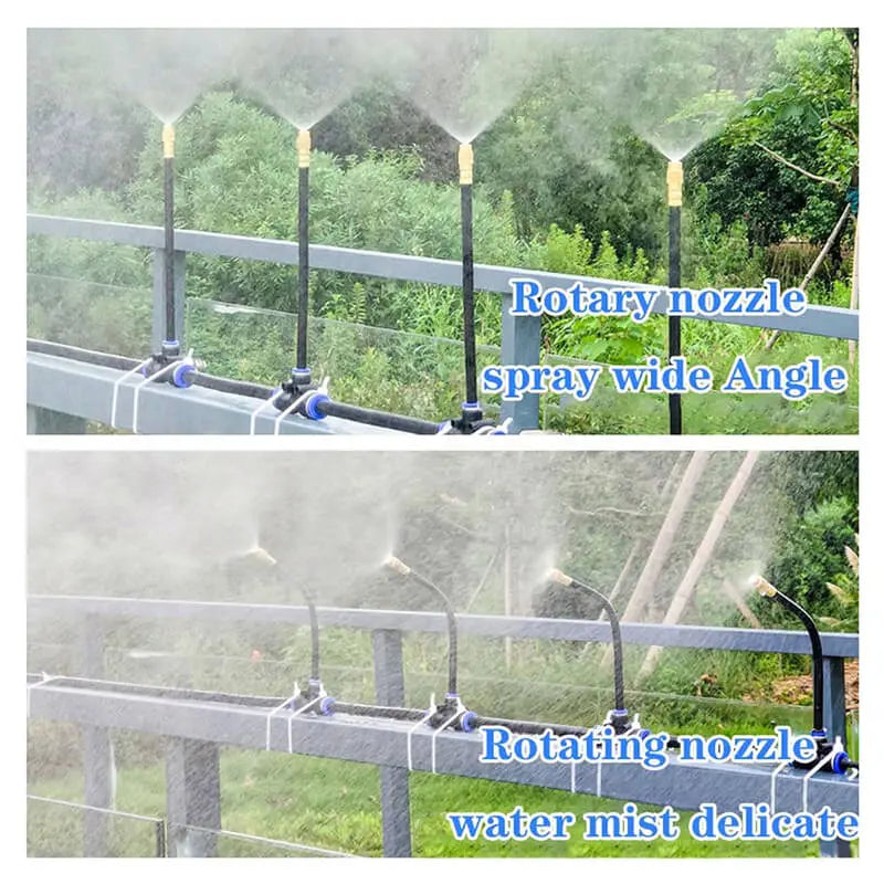 Modulair Druppelbevloeiingssysteem 8mm Wortelzone-irrigatie Gereedschapsloos