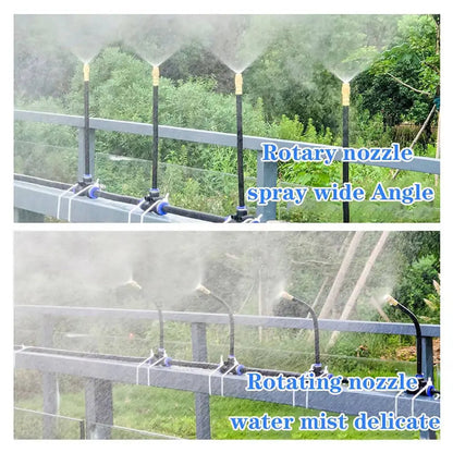 Modulair Druppelbevloeiingssysteem 8mm Wortelzone-irrigatie Gereedschapsloos