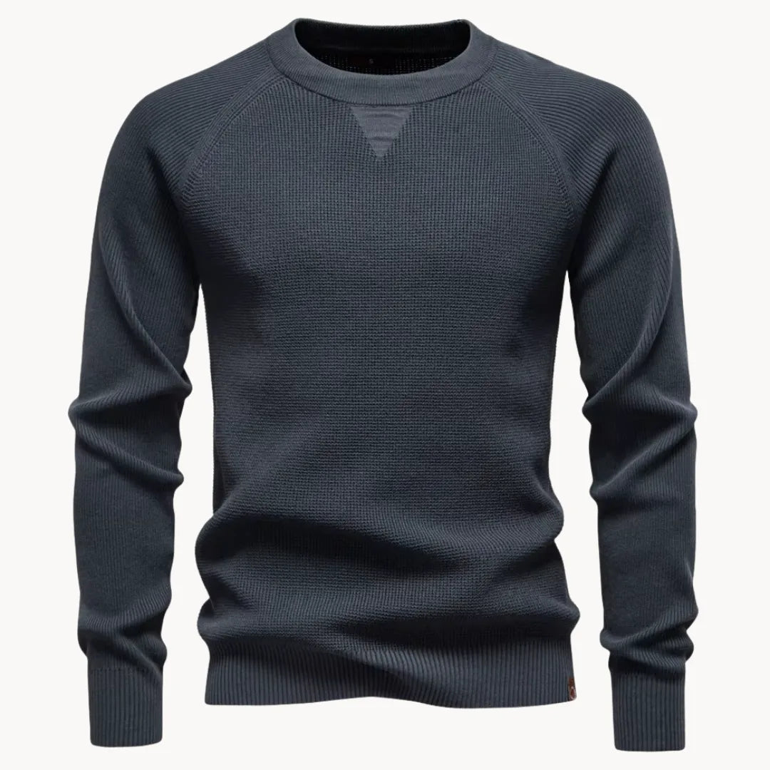 Hugo Trui Ronde Hals Raglan Mouwen → Mannen Trui Ronde Hals Raglan Mouw Casual - StudioMarella