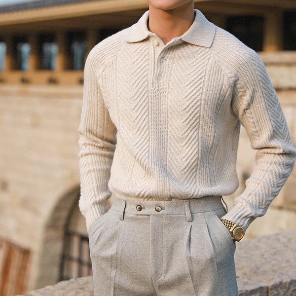 Herentrui Met Button-Down Kraag Modern Stijl - StudioMarella