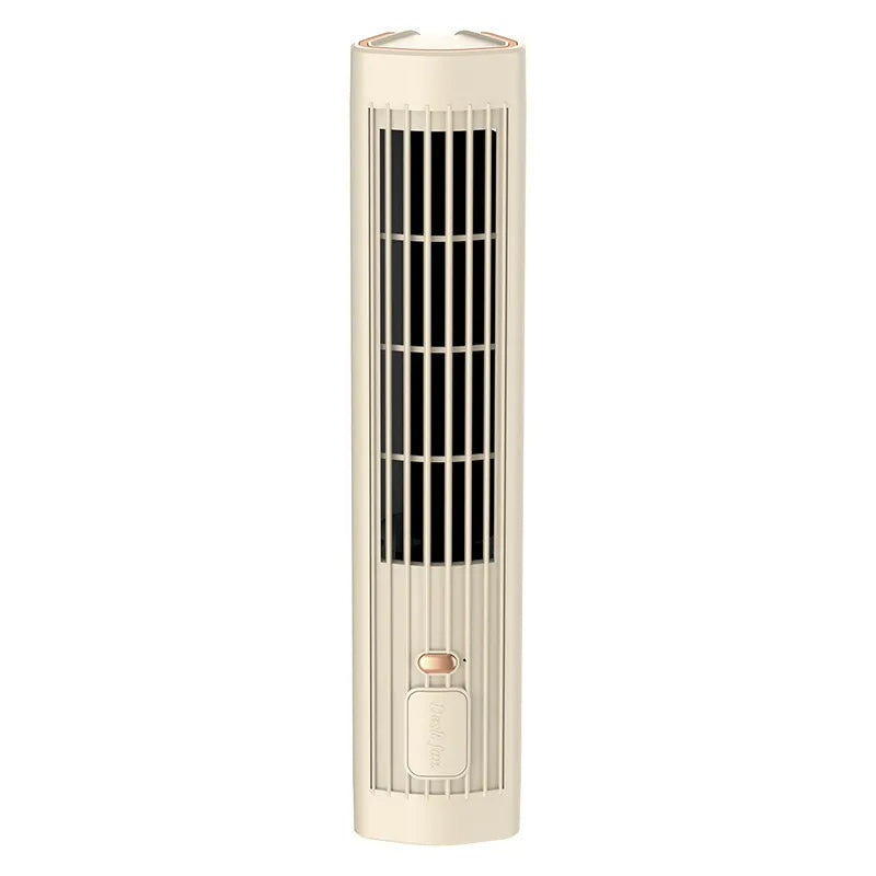 Draagbare USB-Ventilator – 5W Vermogen – Drie Snelheden – Oplaadbare Batterij – Compact Draadloos Ontwerp voor Thuis en Kantoor