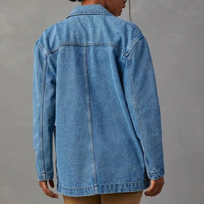 Blazer Jas Denim Modieus en Stijlvol