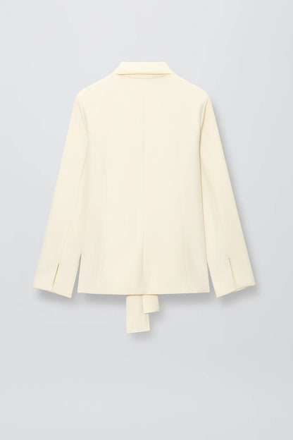 Dames Blazer Set - Getailleerde Blazer met Pantalon Elegant