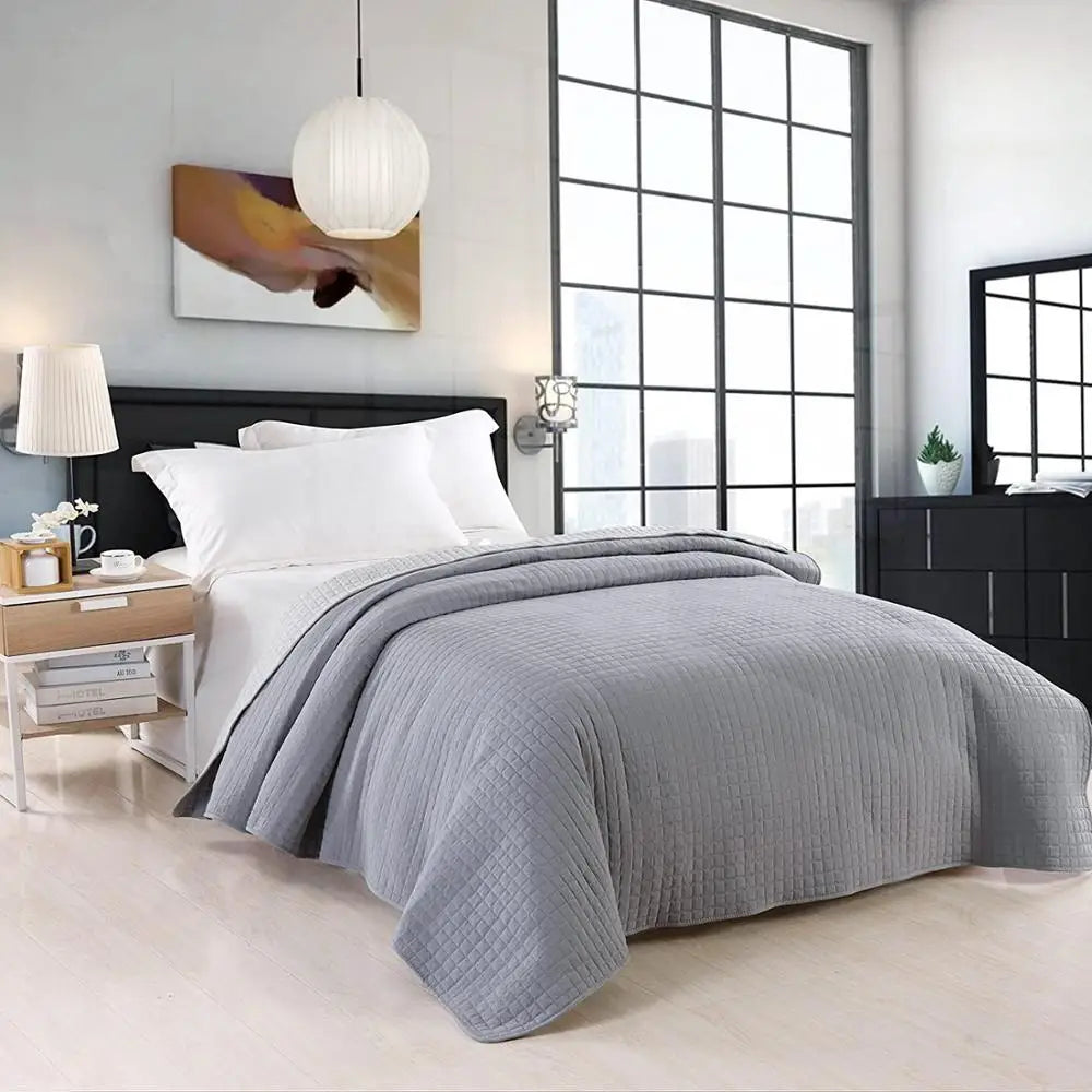 Sansoti | Bedsprei 240×260 cm | Zacht Gewatteerd Polyester | Licht & Comfortabel