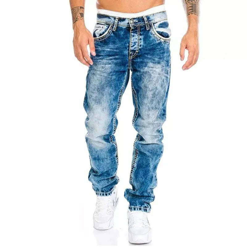 Heren Jeans Baggy Losse Fit Casual Stijl