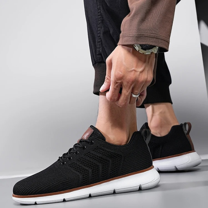 Lichtgewicht Heren Sneakers - Ademende en Comfortabele Loopschoenen