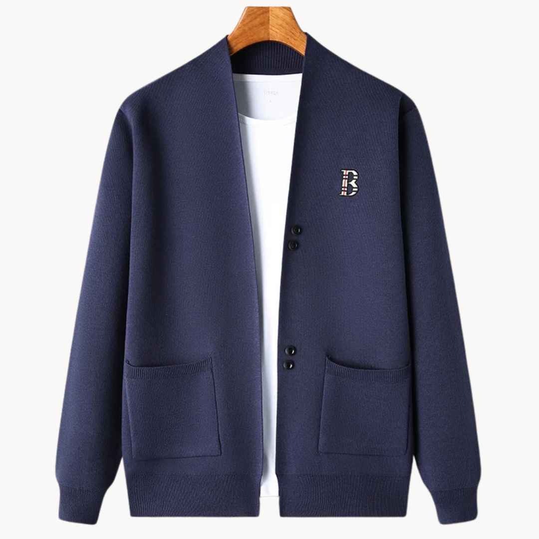 Heren Cardigan Warm Zacht Stijlvolle Trui