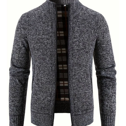 Herenvest Warm Gebreid Stijlvolle Look
