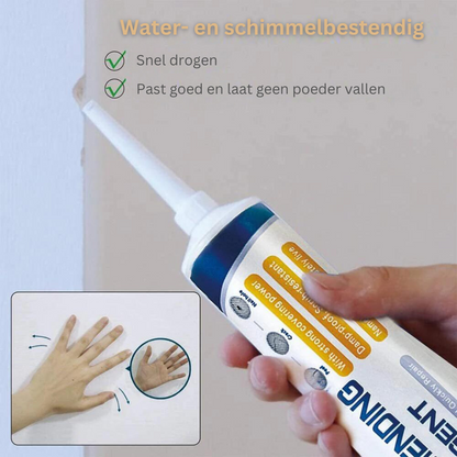 SmoothWall Muurreparatie Spatel – Direct Resultaat & Onzichtbaar Herstel voor Gaatjes, Scheuren en Deuken