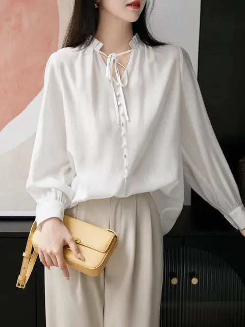 Vrouwelijke Blouse met Korte Mouwen - StudioMarella