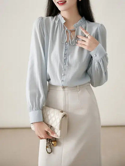 Vrouwelijke Blouse met Korte Mouwen