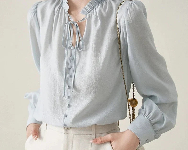 Vrouwelijke Blouse met Korte Mouwen