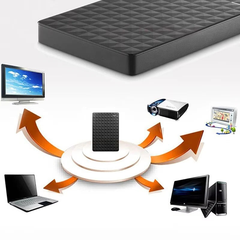 Ultra-Fast Portable Hard Drive | 8TB External Storage with USB 3.0 | Slim Design for Effortless Data Management