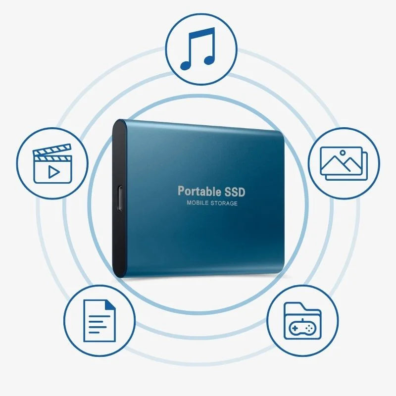 Externe SSD Harde Schijf USB 3.1 Draagbaar 1TB 2TB 4TB 8TB 16TB Plug and Play Windows Mac