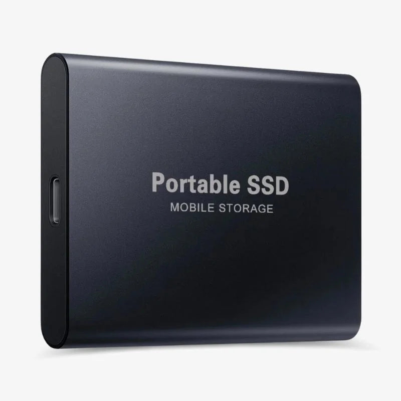 Externe SSD Schijf 128GB USB 3.1 Aluminiumbehuizing Draagbaar Snelle Dataopslag Compatibel PC Laptop