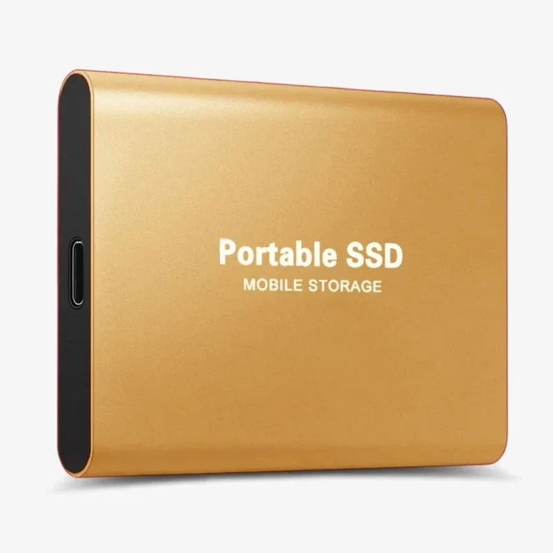 Externe SSD Schijf 128GB USB 3.1 Aluminiumbehuizing Draagbaar Snelle Dataopslag Compatibel PC Laptop