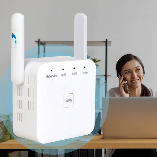 Wifi Versterker 5G Dual Band 300Mbps Tot 1000ft WPS