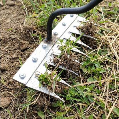 Tuinhark voor Onkruidverwijdering met Robuuste Staalconstructie