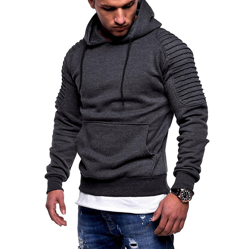 Heren Hoodie Lichtgewicht met Capuchon en Lange Mouwen