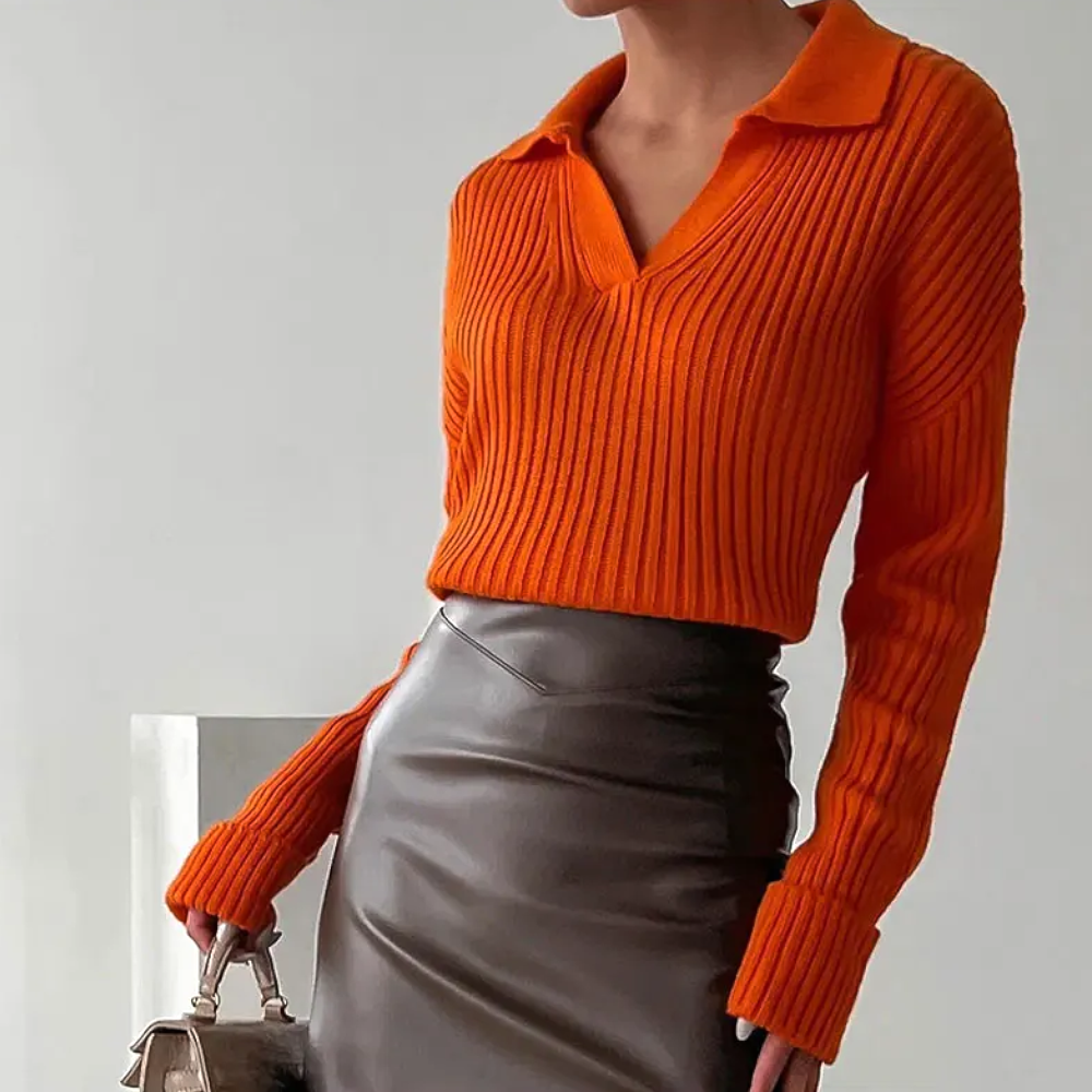 Vrouwelijke Trui Warme Wol Stijlvolle Look - StudioMarella