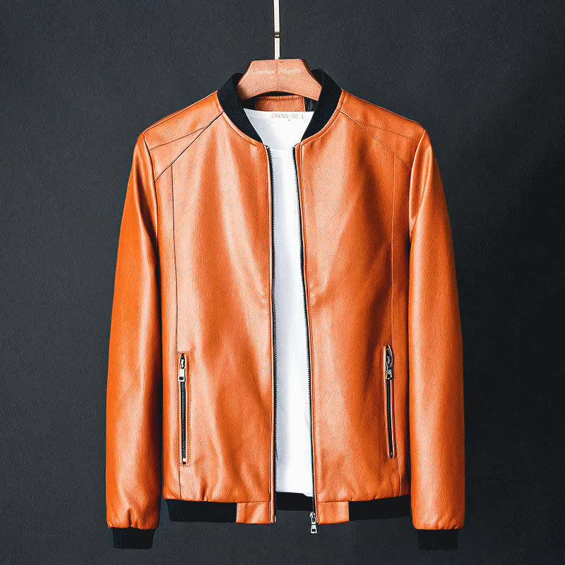 Leren Motorjack Klassiek Design Man - StudioMarella